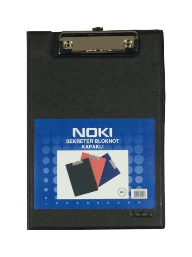 Клипборд А5 НОКИ с капак ЧЕРЕН  !!!