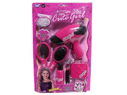 Сешоар с батерии на картон + аксесоари  №317-1