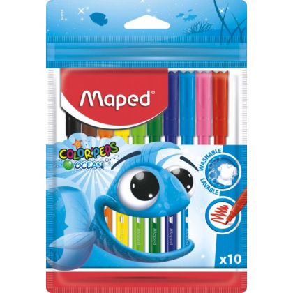 Флумастри МАПЕД ОКЕАН 10 цвята !!!