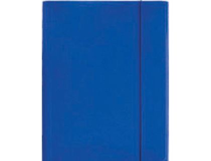 Папка КАРТОН с ластик СИНЯ 25/35см  УВ ЛАК  !!!