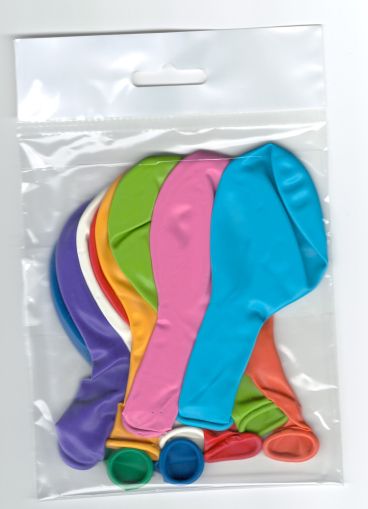 Балони пастел  микс 10бр. пакет