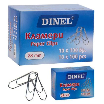 Кламери  ДИНЕЛ 28мм 100бр