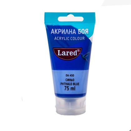 Акрилни бои  75мл ЛАРЕД  СИНЬО