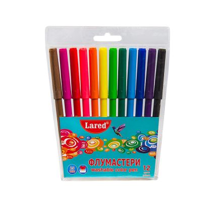 Флумастри ЛАРЕД  12 цвята