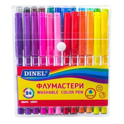 Флумастри ДИНЕЛ  24 цвята