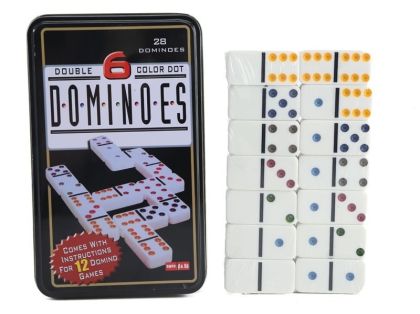 Домино ЛУКС в метална кутия