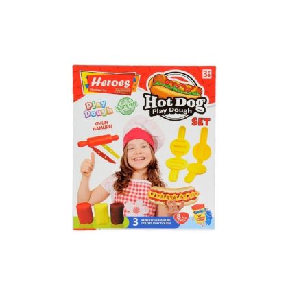 Моделин  Комплект ХОТ ДОГ 8ч.  ERN-594