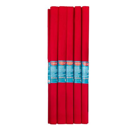 Хартия КРЕП ЛАРЕД 10бр  ТЪМНОЧЕРВЕНА  №08