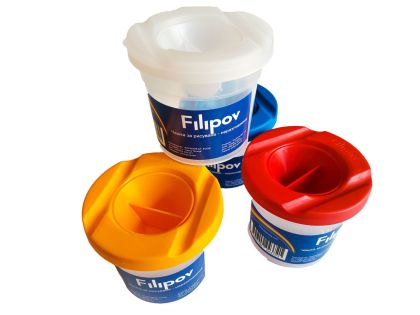 Бурканче за четки с капаче ФИЛИПОВ