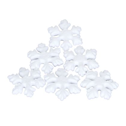 СТИРИОПОР СНЕЖИНКИ   6бр. 6см  в плик