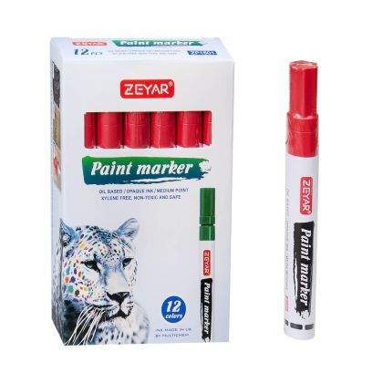 Маркер  ЛАКОВ   ZEYAP  ZP1501  2мм   ЧЕРВЕН