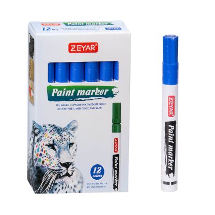 Маркер  ЛАКОВ  ZEYAP  ZP1501  2мм- СИН