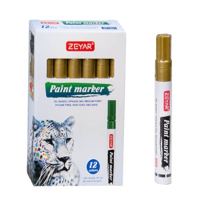 Маркер  ЛАКОВ  ZEYAP  ZP1501  2мм- ЗЛАТО