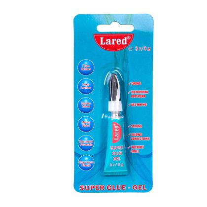 Лепило  СЕКУНДНО  ГЕЛ ЛАРЕД   3 гр