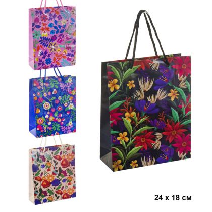 Торбички  128гр  ЦВЕТЯ  МАЛКИ 18*24см