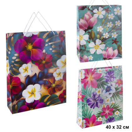 Торбички  128гр  ЦВЕТЯ  ЕДРИ 32*40см