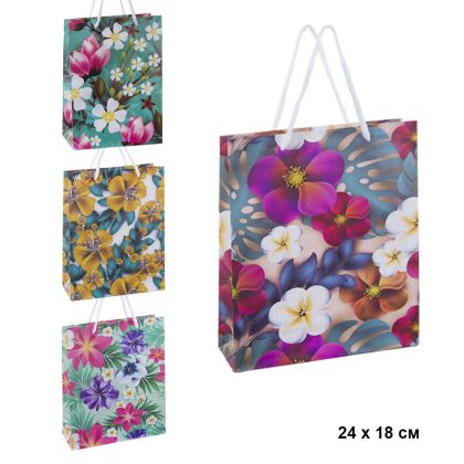 Торбички  128гр  ЦВЕТЯ  ЕДРИ 18*24см