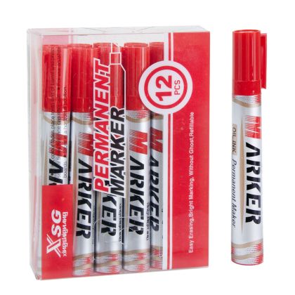 Маркер перманент   XSG  №162  ЧЕРВЕН