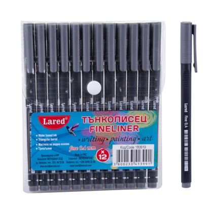 Тънкописец   ЛАРЕД  СИВ  0.4мм