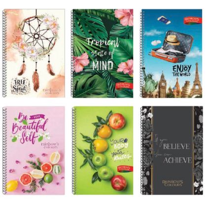 Тетрадка  А4 Спирала  120л  3 теми Д-ВА  ТК  !!!