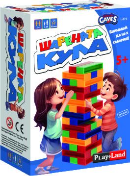 Картонена игра ПЛМ №273 ШАРЕНА КУЛА