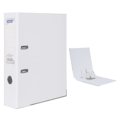 Класьор   ДИНЕЛ  8см  БЯЛ  С КАНТ