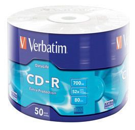 Дискове  ВЕРБАТИМ СД CD-R EXTRA PROT. 50бр  !!!.