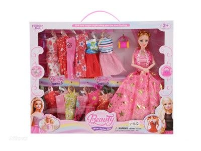 Кукла с 15 Рокли  в кутия  №918