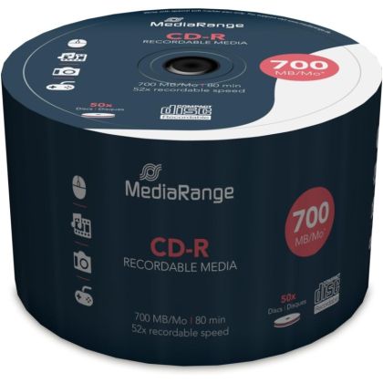 Дискове MEDIA RANGE CD-R СД 50бр. в целофан  !!!