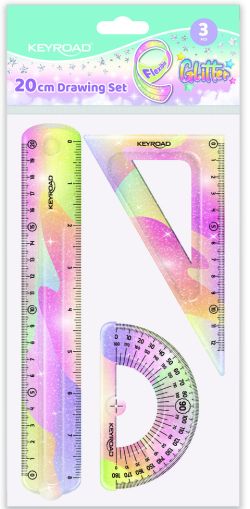 Комплект  КЕЙРОУД KR972736  GLITTER 20см 3ч