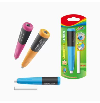 Острилка + гума КЕЙРОУД KR972183 бл.