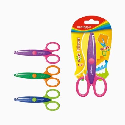 Ножица КЕЙРОУД ZIG ZAG 14см KR972141 блистер