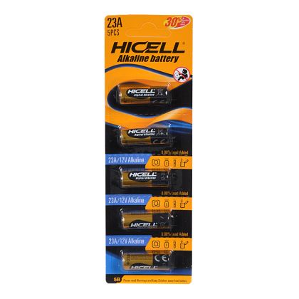 Батерия HICELL Алкални 23А  5бр бл.