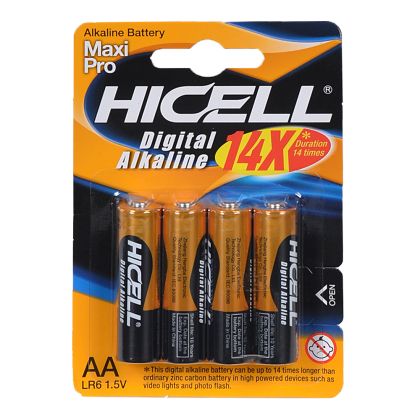 Батерия HICELL Алкални АА LR6 4бр бл.
