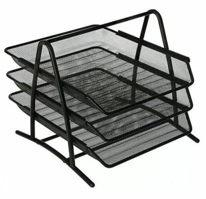 Хоризонтална  ПОСТАВКА МЕТАЛ 3бр. №2003 ЧЕРНА