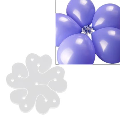 Клипс ПВЦ за ЦВЕТЕ от балони 8*8см