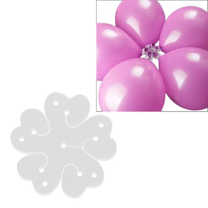 Клипс ПВЦ за ЦВЕТЕ от балони 6*6см