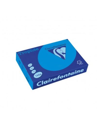 Картон CLAIRE  160гр А4 250Л INT.BLUE №1022  !!!