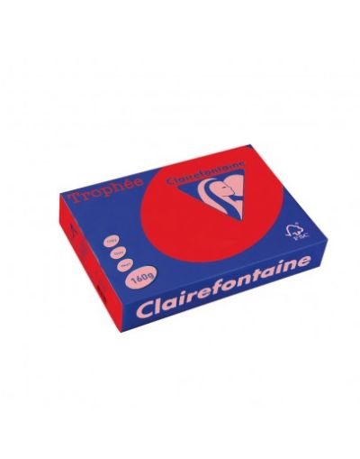 Картон CLAIRE 160гр А4 250Л INT.RED №1016  !!!