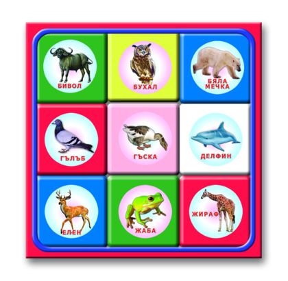 Кубчета ПВЦ с Картинки  9бр. Малки