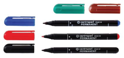 Маркер перманент  ЦЕНТРОПЕН 2846 - червен