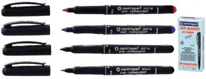 Маркер  ЦЕНТРОПЕН  2637  OHP М -1мм.  червен