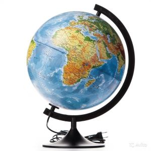 Глобус светещ 30см. Физико-политически  !!!