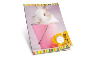 Тетрадка  А5  ОФСЕТ  - 20л. Г. КВ. М-принт