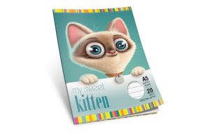 Тетрадка  А5  ОФСЕТ  - 20л. Г. КВ. М-принт