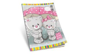 Тетрадка  А5  ОФСЕТ  - 20л. Г. КВ. М-принт