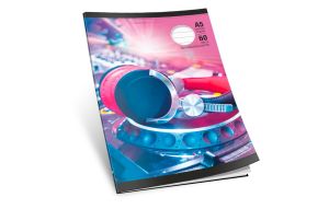 Тетрадка  А4 вестник - 80л. каре М-принт