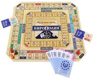 Картонена игра  ЕВРОПОЛИЯ КЛАСИК Голяма
