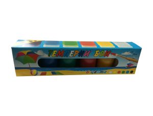 Темперна боя 6цв в бурканче  ЕСТРЕЛА