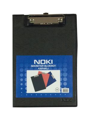 Клипборд А5 НОКИ с капак ЧЕРЕН  !!!
